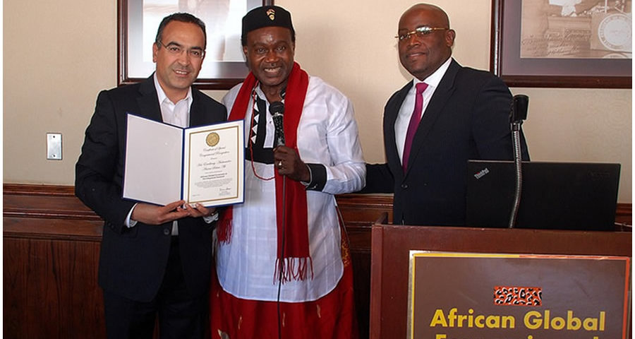 AGED Suumit Award - H. Efole of Money Gram & T.B. Youssef of African Union (2)