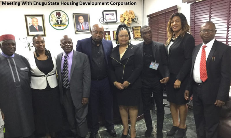 Meeting with Enugu State Housing Developement Corporation